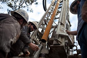 Well drilling experts drill a new well for residential homeowners.