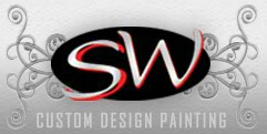 SW Custom Design Painting logo